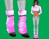 CA Pink Scrunch Boots