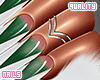 q. Green Aura Nails XL