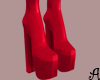 A| Shine Red Boots