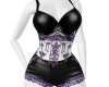 Leather Fit BlackPurple