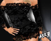 (X)Lace black minidress