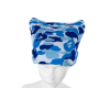 bape blue beanie