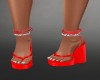 SM Fiji Red Sandals