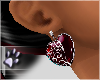 (dp) Blood Heart Earring