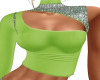 DANNI LIME BLING TOP