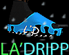 Blue La'Dripp Slidez
