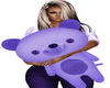 Purple Huggable Teddy