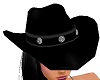 Cowgirl hat in BLACK 