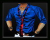 !~TC~! Blue Shirt w Tie