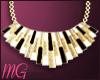 MG © Gold necklace
