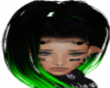Porcia Black/Green hair