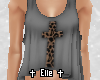 E |Cheetah Cross Top