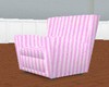 Pink Striped Chair