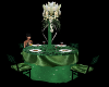 Green elegant wed table