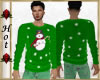 ~H~Christmas Sweater Grn