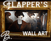*B* Flappers Wall Art