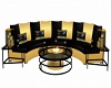 Black 14k Gold Couch