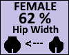 Hip Scaler 62% Female