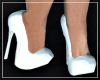White heel shoe