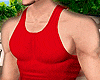 Red Muscle Tank