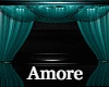Amore Turquoise Curtain