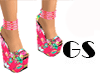 GS-Floral Pink Shoe