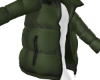 Khaki Green Puff Jacket