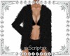 SCR. Black Fur Coat