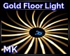 MK| Gold Floor Light