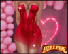 VDay Red Glitter Dress D