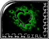 Green Grunge Heart