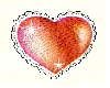 Lacy heart sticker