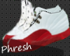 |P| Red'White Jordans