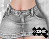 Grey Denim Skirt