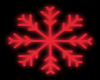 ~CC~Neon Red Snowflake