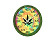 Hippie Weed Clock