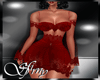 *S* Dress Lce Red-RLL-