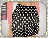 :L9}-Polka.Dots Skirt|BW