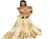 long golden dress