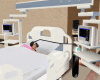 Cama de hospital animada