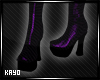 |K| Purple shimmer Boots