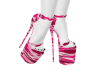 pink bape heels