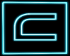 Neon Letter C Sign