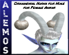 Ornamental horns for M/F