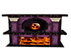 Purple Pumpkin Fireplace