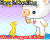[Sticker] Bear&Duckling