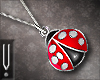 -V- Ladybug Necklace