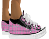 Pink Plaid Shoes