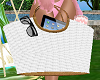 White Beach Bag