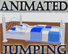 Animated Blue Jumpy Bed